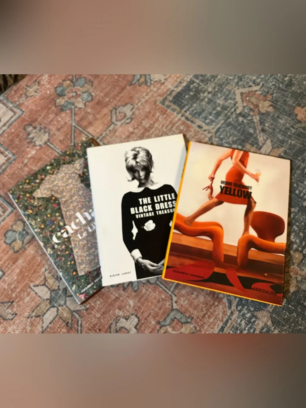 📚ASSOULINE Set of 3 Coffee Table Books Little Black Dress Cacharel Vueve